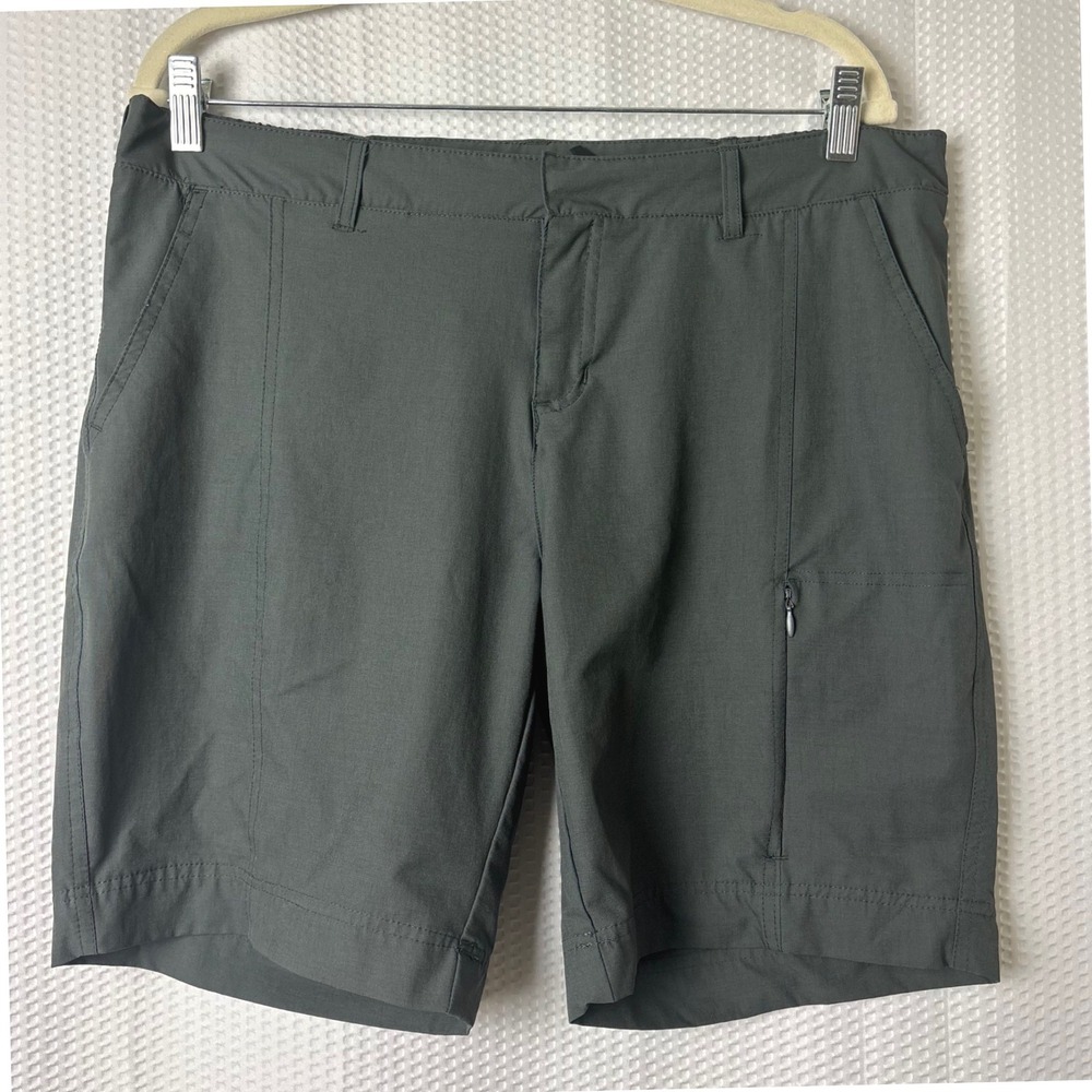 32 Degrees Cargo Shorts Men L 36 Green Nylon Stretch Hiking Outdoor Athletic